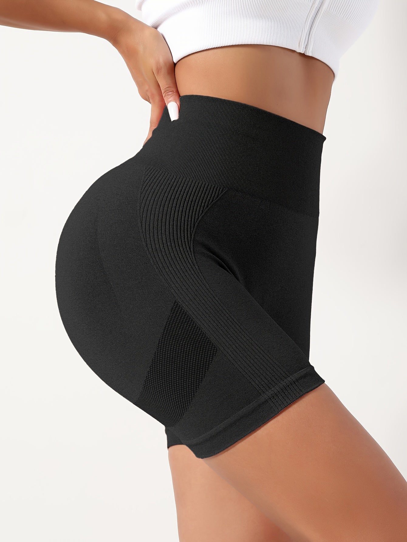 High Waist Workout Biker Shorts Women's Activewear