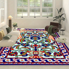 Large Prayer Rug Vintage Floral Non Slip Mat