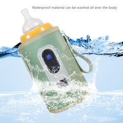 Portable USB Baby Bottle Warmer with Temperature Adjustment