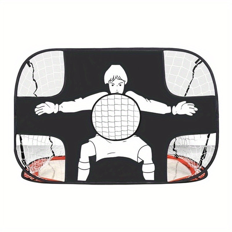 Portable Football Goal Foldable Mobile Training Football Net Frame