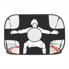 Portable Football Goal Foldable Mobile Training Football Net Frame