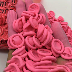 300pcs Latex Finger Cots Disposable Powder Beauty Tattoo Embroidery Finger Cots
