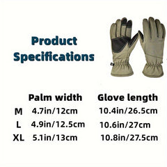 Waterproof Camo Sports Gloves Touch Screen Ski Winter Outdoors Men's Gloves