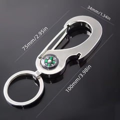 Multifunctional Bottle Opener Waist Keychain for Climbing
