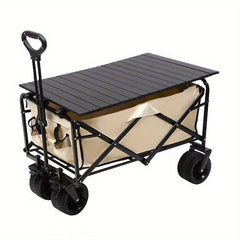 Campsite Roll Up Table Top Plate For Camping Picnic Wooden Board