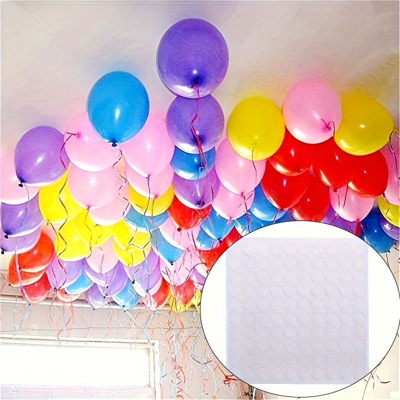 100pcs Acrylic Double Sided Tape High Viscosity Thickened Round Magic Adhesive