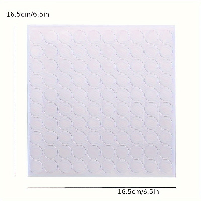 100pcs Acrylic Double Sided Tape High Viscosity Thickened Round Magic Adhesive