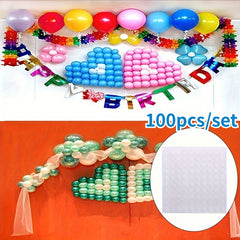 100pcs Acrylic Double Sided Tape High Viscosity Thickened Round Magic Adhesive