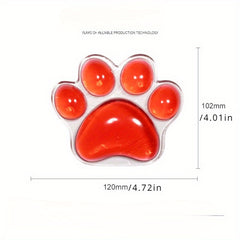 Small Cat Paw Mouse Pad Clear Wrist Rest Office Game Wrist Pad