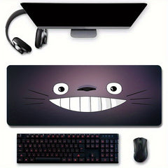 Cartoon Cat Mouse Pad Anime Gaming Desk Mat Large Stitched Edges