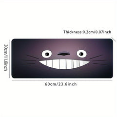 Cartoon Cat Mouse Pad Anime Gaming Desk Mat Large Stitched Edges