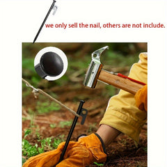 30 0cm Outdoor Camping Tent Ground Nails Canopy Metal Pegs Stakes
