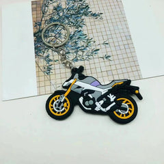 1pc Cartoon Keychain Decor PVC Key Ring Bag Pendant