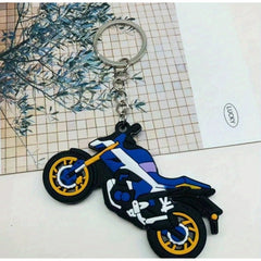 1pc Cartoon Keychain Decor PVC Key Ring Bag Pendant