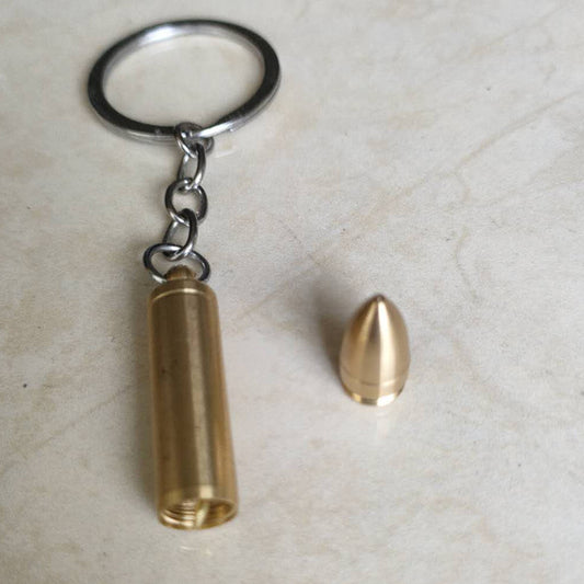DIY Car Keychain With Hidden Ear Spoon & Gadget Mountaineering Keychain