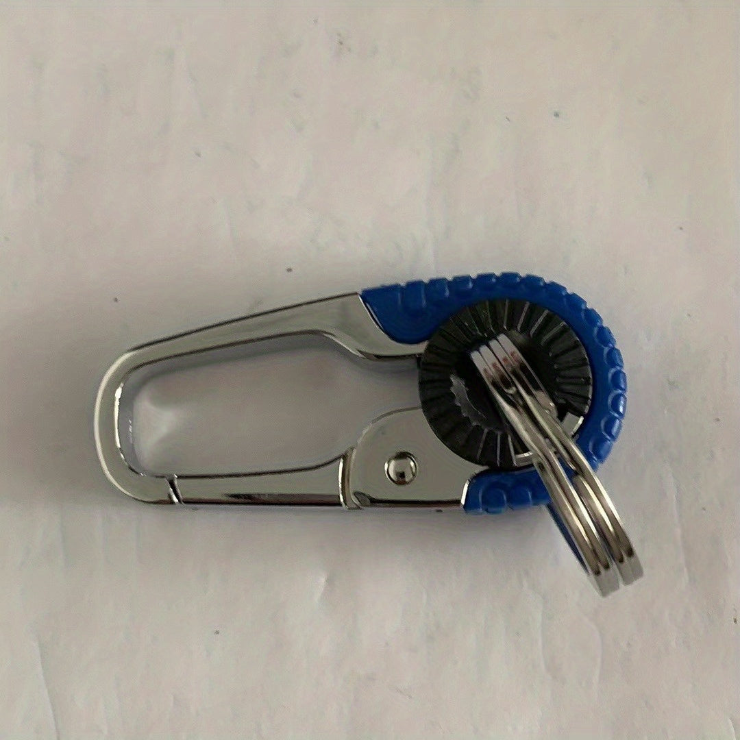 3pcs Stainless Steel Keychain Hook Buckle Carabiner Climbing Tool Fishing Keyrin
