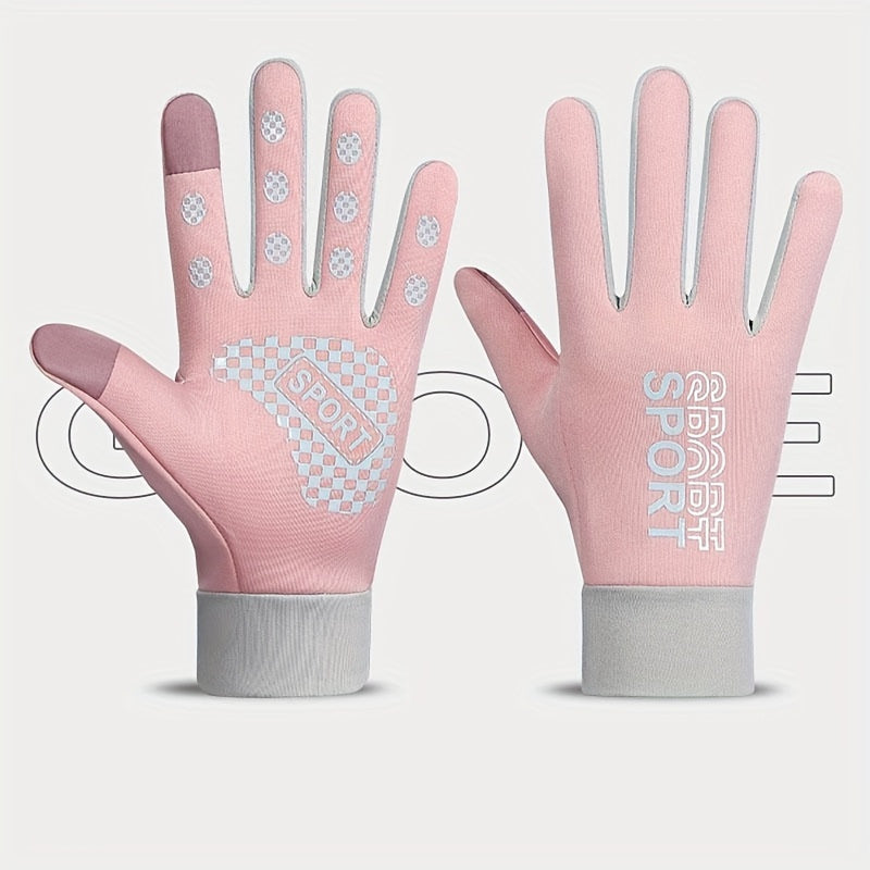 Velvet Touch Screen Windproof Coldproof Gloves for Men and Women