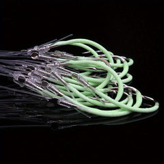 Night Fishing Hooks Glow In Dark String Hooks Luminous Crank Shank Fishhook