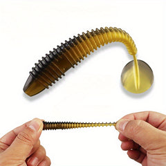 35pc Soft Lure Crank Hooks Set Bionic Swimbait Fishing Tackle 7 3 3g Fishy Smell
