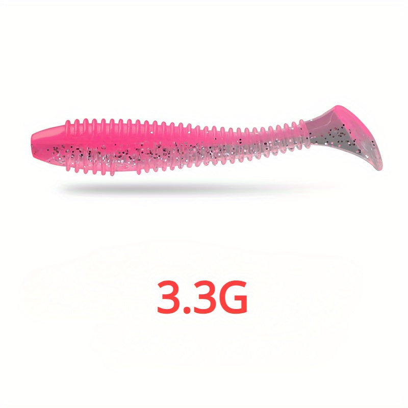 35pc Soft Lure Crank Hooks Set Bionic Swimbait Fishing Tackle 7 3 3g Fishy Smell