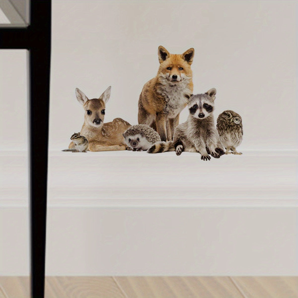 3D Animal Wall Stickers Self Adhesive Removable Decals for Home Decoration