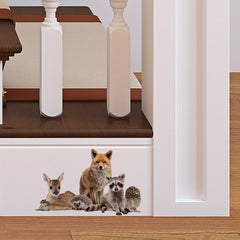 3D Animal Wall Stickers Self Adhesive Removable Decals for Home Decoration