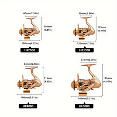 Sturdy Casting Reel 5.5:1 Gear Ratio Metal Wire Cup Fishing Reel