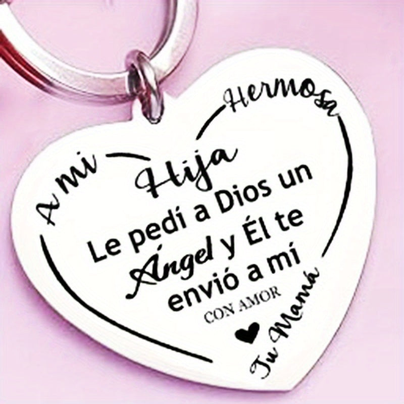 To My Daughter Birthday Keychain Encouragement Personalized Keychain