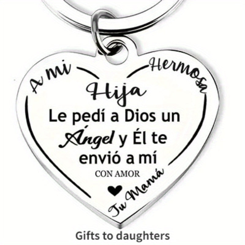 To My Daughter Birthday Keychain Encouragement Personalized Keychain