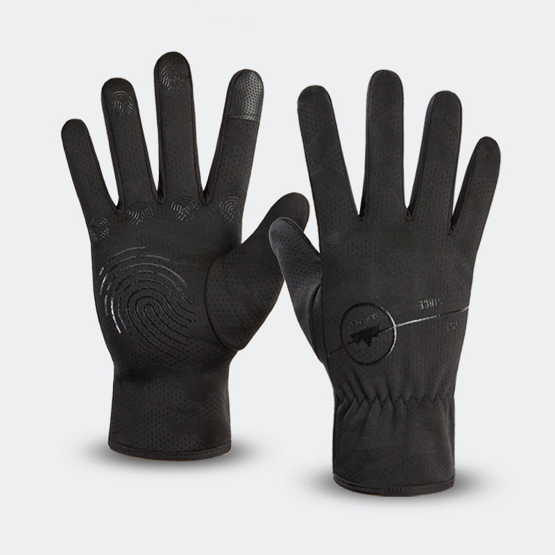 Outdoor Riding Warm Waterproof Touch Screen Gloves Anti slip