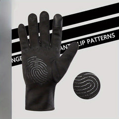 Outdoor Riding Warm Waterproof Touch Screen Gloves Anti slip