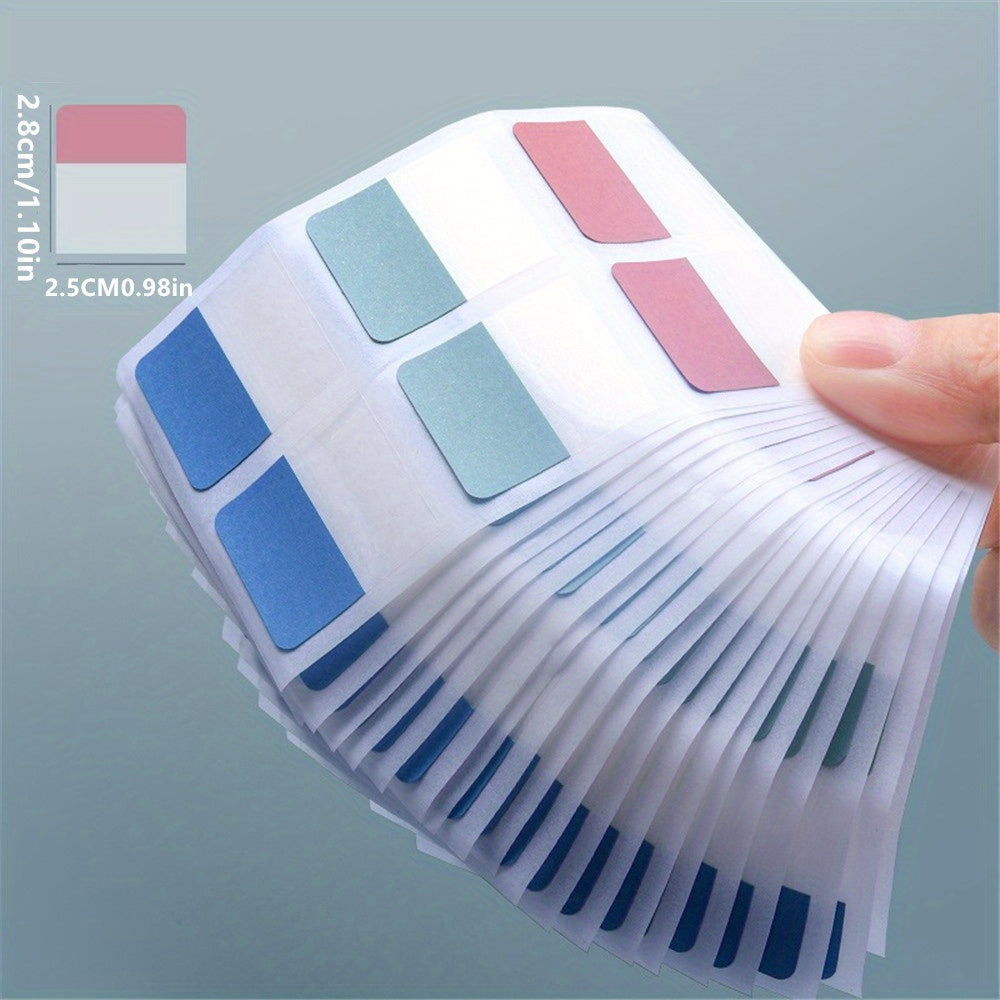 10sheets Retro Sticky Notes Sticker Waterproof Index Labels Arrow Flags