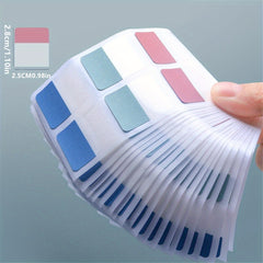 10sheets Retro Sticky Notes Sticker Waterproof Index Labels Arrow Flags