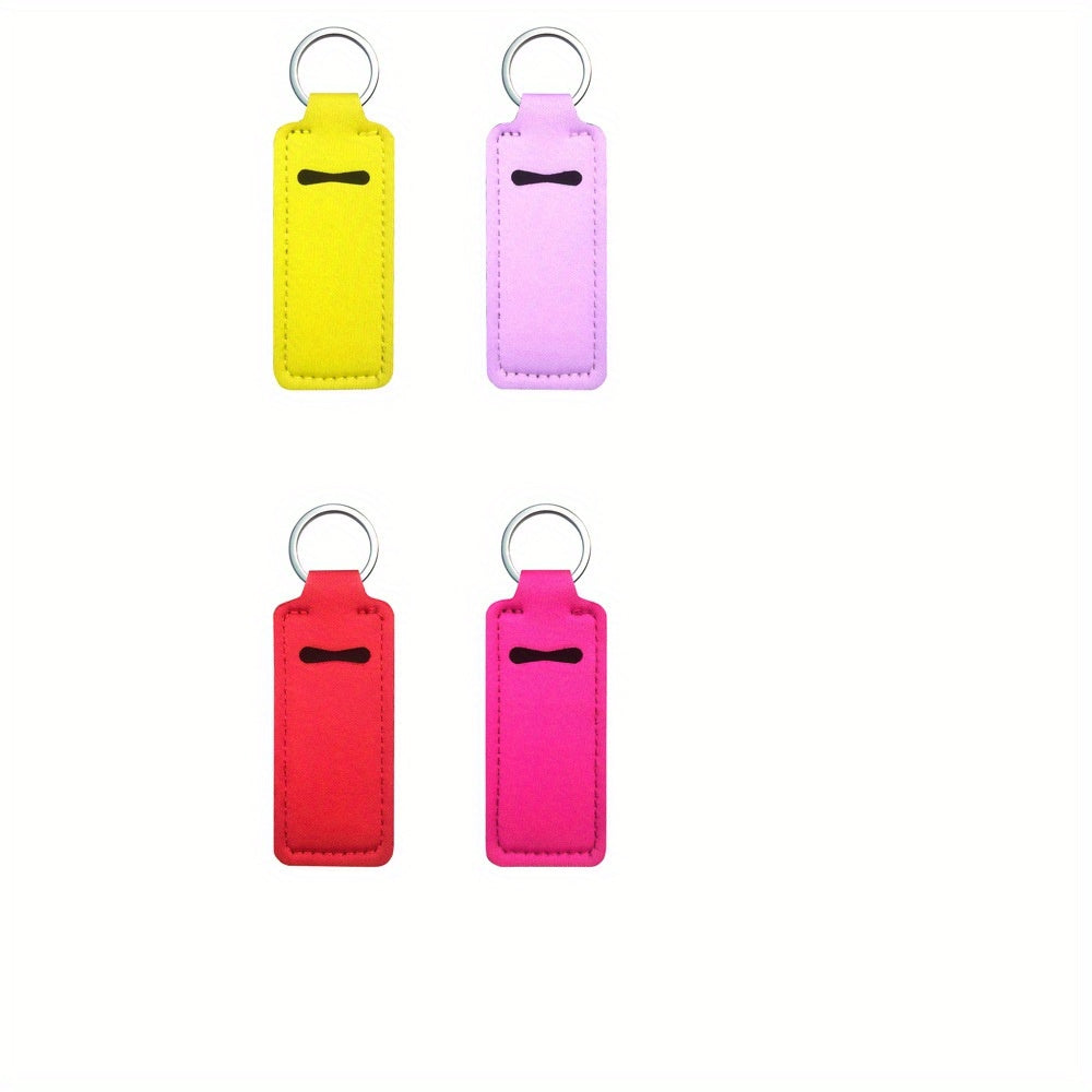 Hand Sanitizer Bottle Covers Set with Keychain