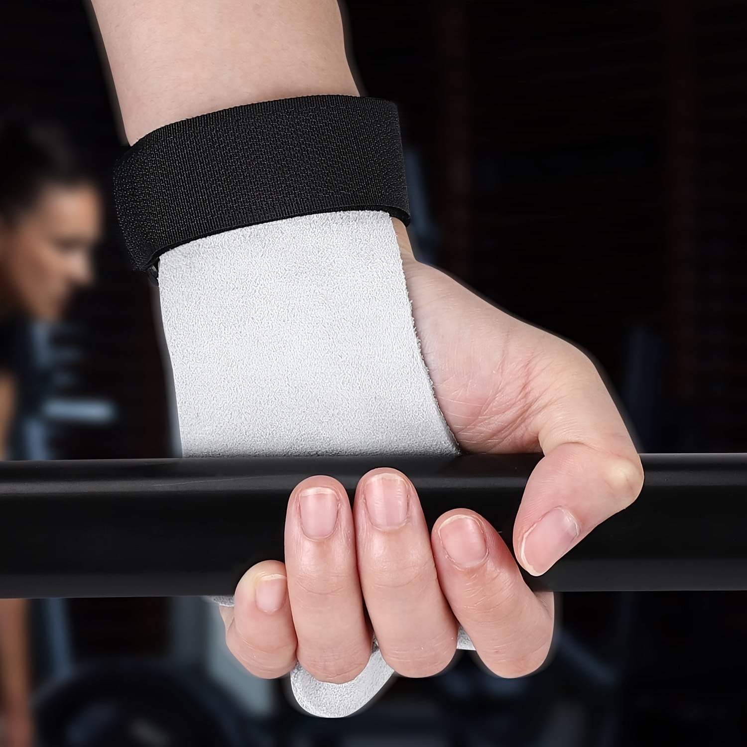 2pcs Weightlifting Dumbbell Handle Grip Gymnastics Palm Protectors
