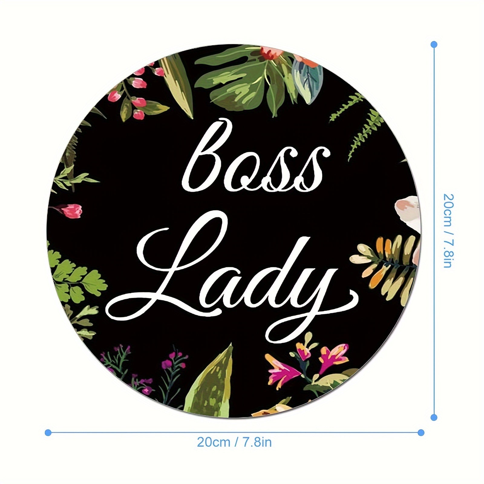 Cute Round Mouse Pad for Women and Girls - Non-slip Rubber Mouse Mat