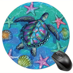 Cartoon Turtle Gaming Mouse Pad - Non-Slip Rubber - Office Laptops