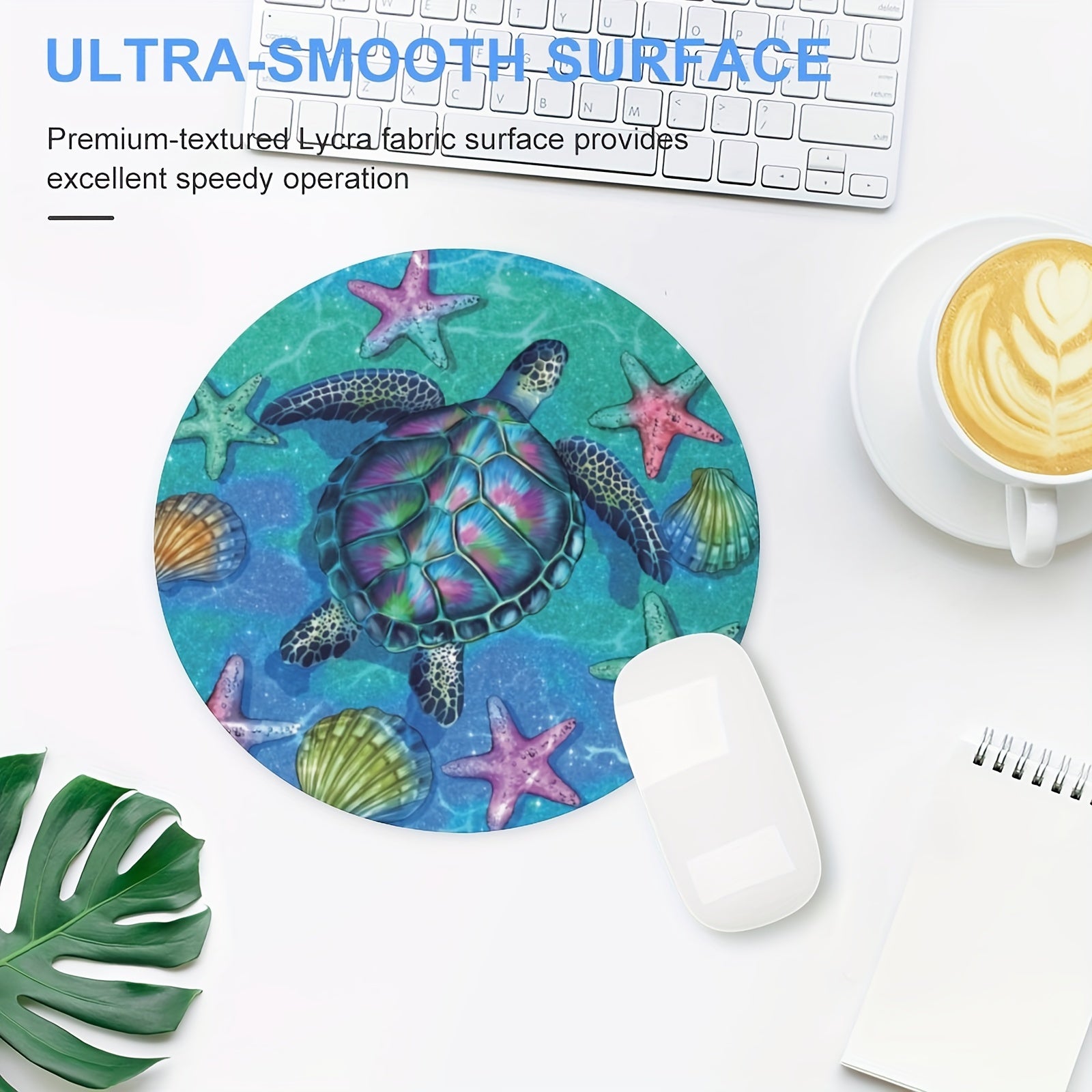 Cartoon Turtle Gaming Mouse Pad - Non-Slip Rubber - Office Laptops