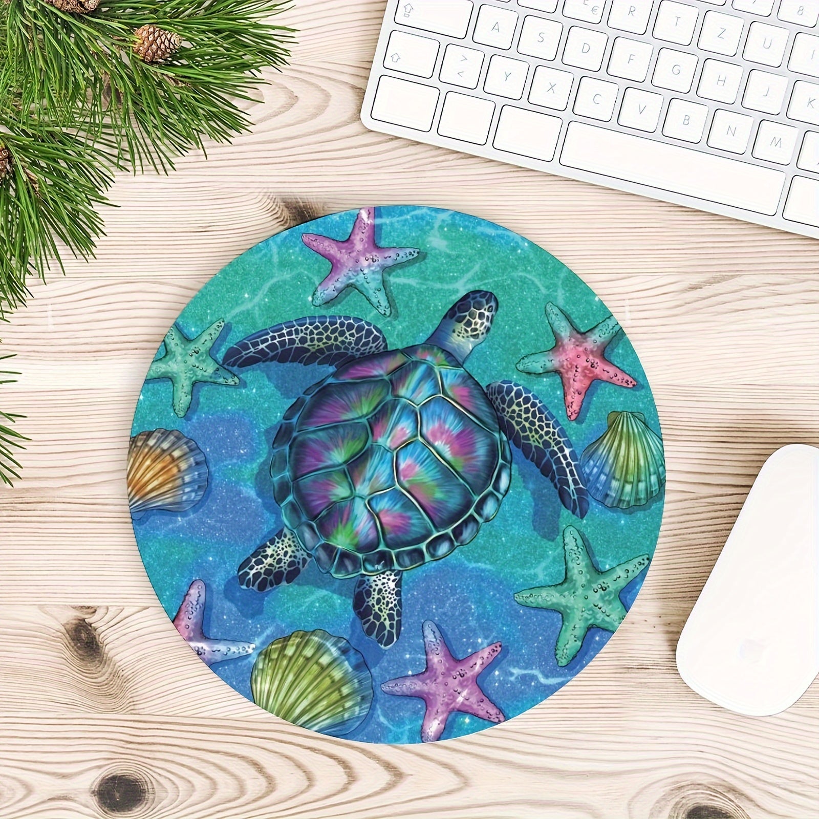 Cartoon Turtle Gaming Mouse Pad - Non-Slip Rubber - Office Laptops