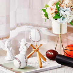 Baseball Display Box UV Resistant Acrylic Cube Baseball Holder