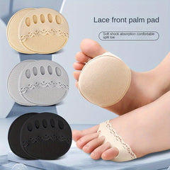Lace Hollowed out Forefoot Pads Soft Breathable Palm Pad