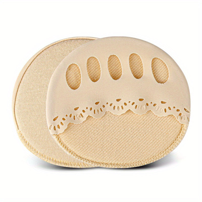 Lace Hollowed out Forefoot Pads Soft Breathable Palm Pad