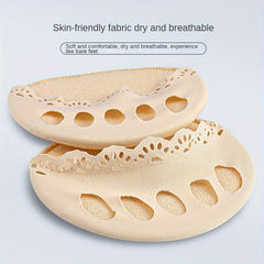 Lace Hollowed out Forefoot Pads Soft Breathable Palm Pad