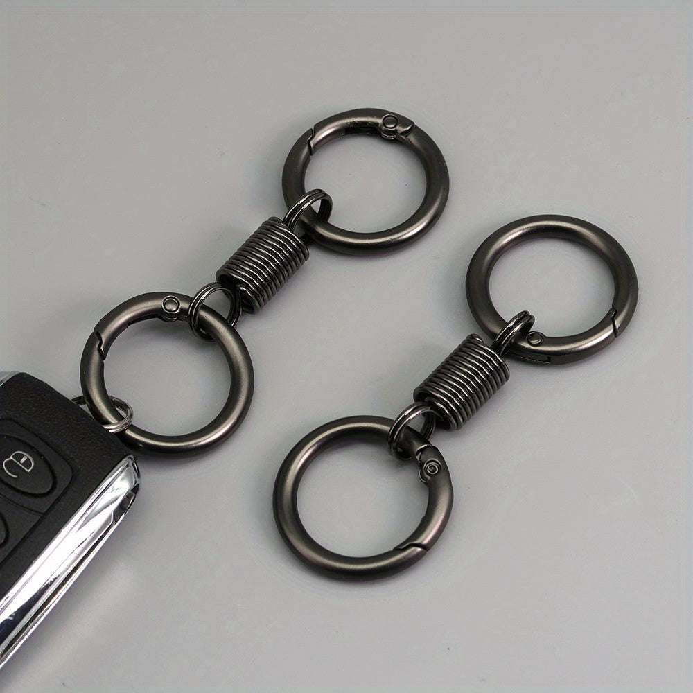 Creative Spring Keychain Carabiner Keyring Car Key Pendant