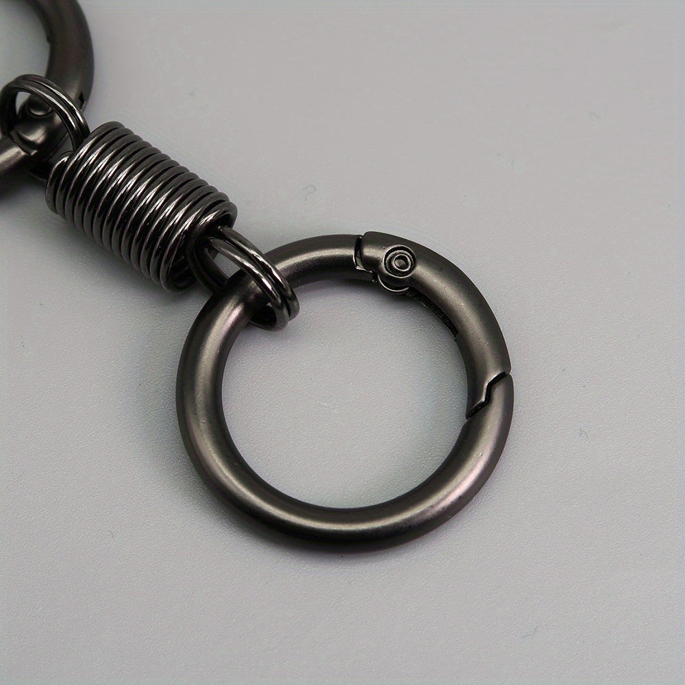Creative Spring Keychain Carabiner Keyring Car Key Pendant
