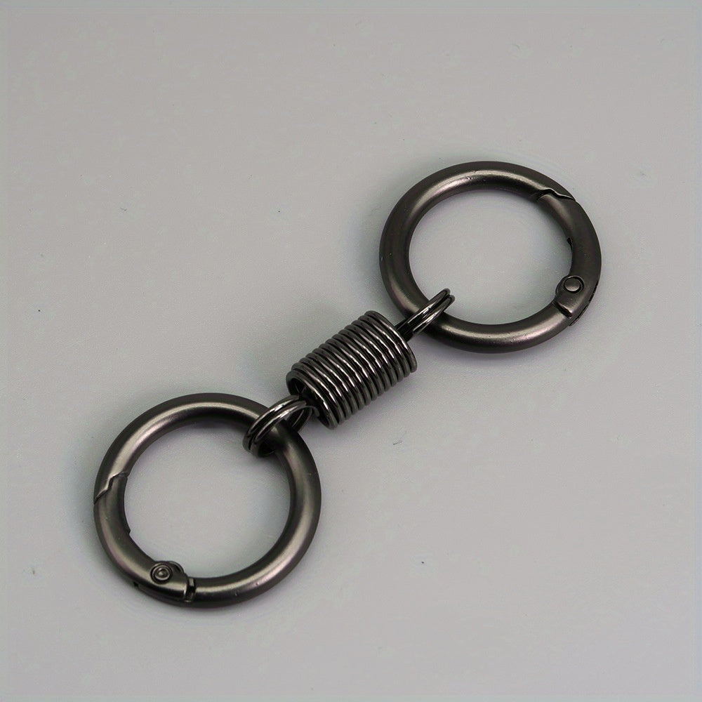 Creative Spring Keychain Carabiner Keyring Car Key Pendant