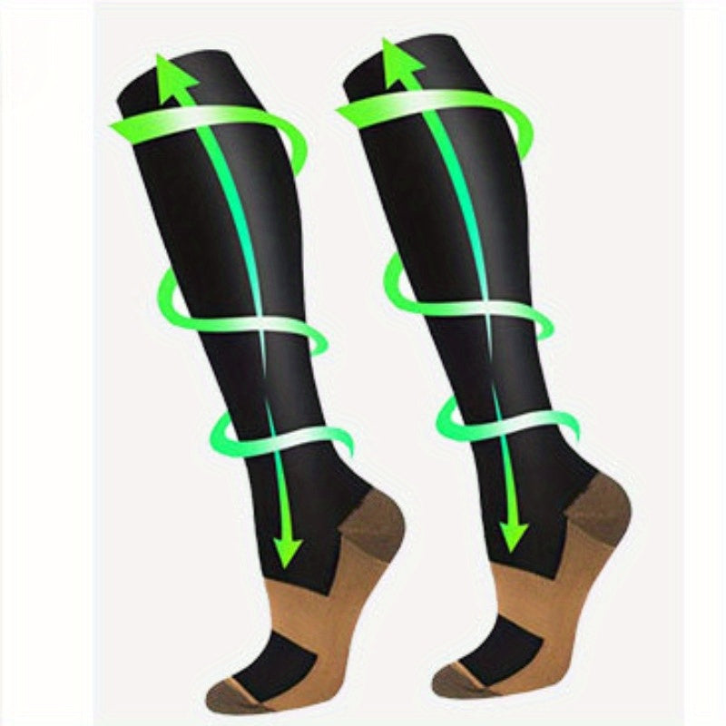 Men's Compression Sport Socks Sweat-Absorbing Nylon Breathable Socks