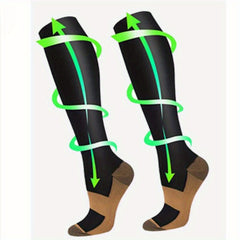 Men's Compression Sport Socks Sweat-Absorbing Nylon Breathable Socks