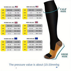 Men's Compression Sport Socks Sweat-Absorbing Nylon Breathable Socks
