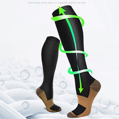 Men's Compression Sport Socks Sweat-Absorbing Nylon Breathable Socks